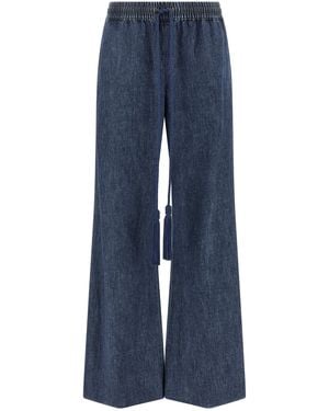Valentino Garavani Jeans Vgold Cotton - Blue