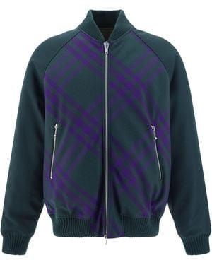 Burberry Reversible Bomber Jacket - Blue