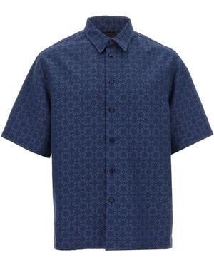 Givenchy Monogram Shirt - Blue