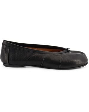 Maison Margiela Leather Tabi Ballerinas - Black