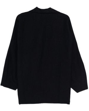 Boboutic Cotton And Linen Long Blazer - Black