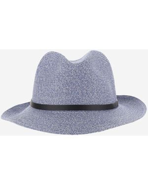 Filippo Catarzi 1910 Paper Blend Hat - Blue