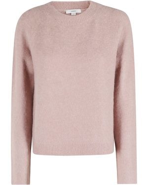 Vince Crew Brushed Sweater - Pink