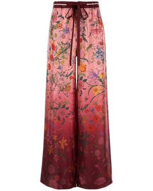 Gucci Printed Twill Pajama Pant - Red