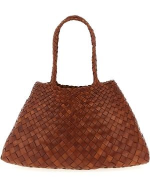 Dragon Diffusion Santa Croce Large Shoulder Bag - Brown