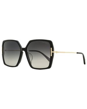 Tom Ford Joanna Alt Fit Sunglasses Tf1039f 01b Black 59mm
