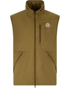 Moncler Vest Ansiei Polyamide Waistcoats & Gilets - Green