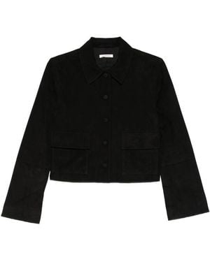 By Malene Birger Annie Pocket-Buttoned Jacket - Black