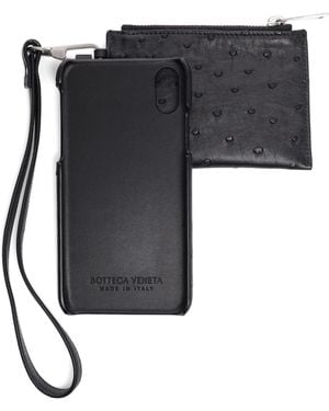 Bottega Veneta 1-2 Gen Airpods Case Accessory - Gray