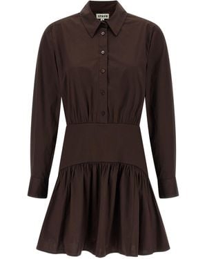 STAUD 'Rocco' Dress - Brown
