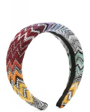 Missoni Knit Hair Accessory Viscose - Metallic