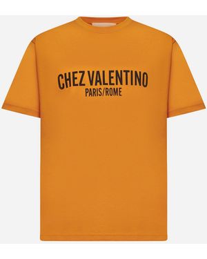 Valentino Garavani Chez Print T-Shirt - Orange