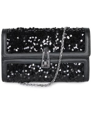 Coccinelle Magie Pouch Paill Bag - Black
