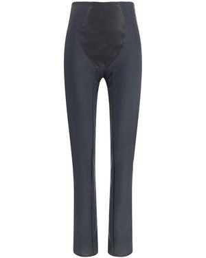 Dolce & Gabbana Vita Dolce Satin Leggings - Blue