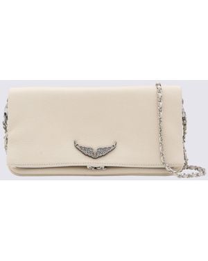 Zadig & Voltaire Leather Rock Nano Shoulder Bag - Natural