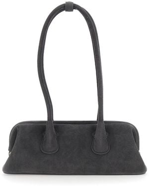 OSOI Shoulder Bag Boatwide Mini Leather Cow - Black