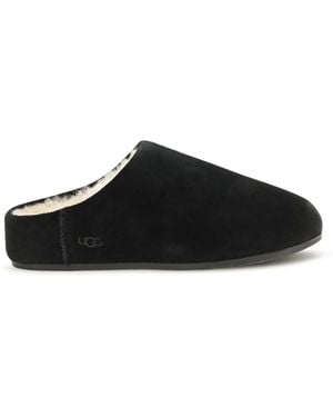 UGG Elea Slip-On Mules Upper: Mutton; Sole: Rubber Sandal - Black