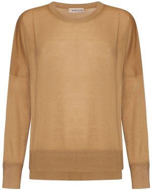 Blanca Vita Camel Jumper - Natural