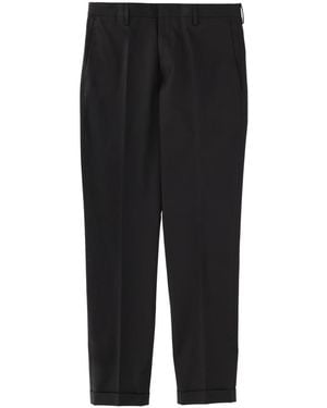 Paul Smith Cotton Tailored Trousers - Black