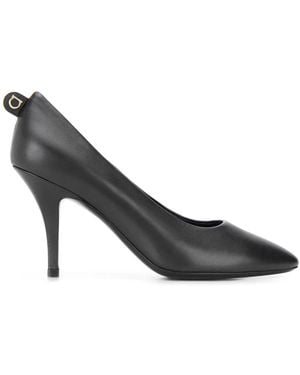 Ferragamo Gancini 95Mm Court Shoes - Grey