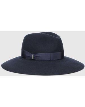 Borsalino Sophie Fine Wool Felt - Blue