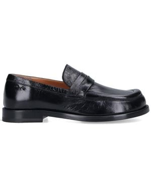 Alexander Hotto Cut-Out Loafers - Black