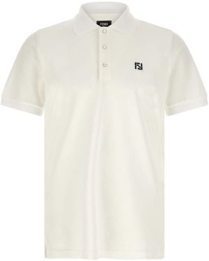 Fendi Ff Selleria Polo Shirt - White