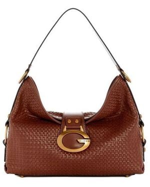 Guess Shoulder Bag Polyurethane Shoulder-Bags - Brown