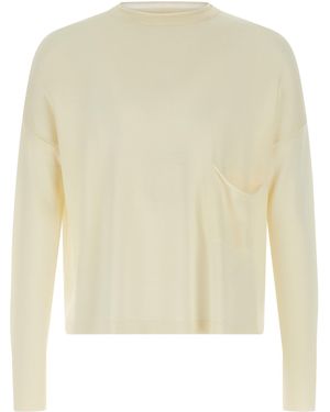 Ma'ry'ya Wool Sweater - Natural