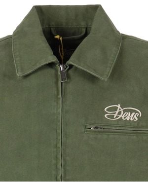 Deus Ex Machina Workwear Overdye Jacket Heavy - Green