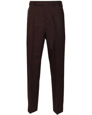 Paul Smith Linen Trousers - Purple