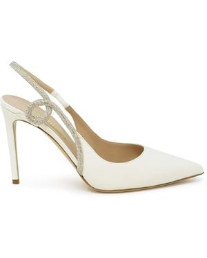 Ninalilou 341203L9/2 Leather Pumps - White