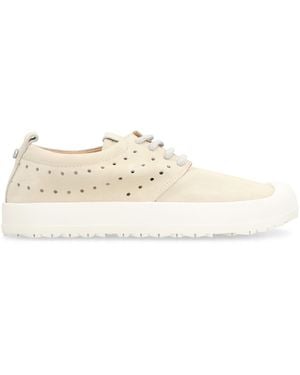 Volta Footwear Suede Low-Top Sneakers - Natural