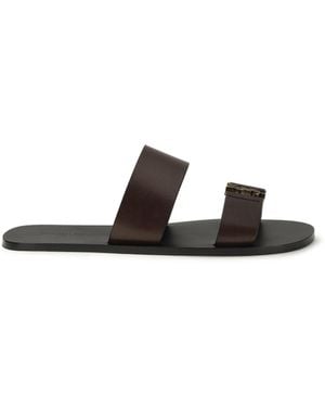 Saint Laurent Babylone Sandals - White