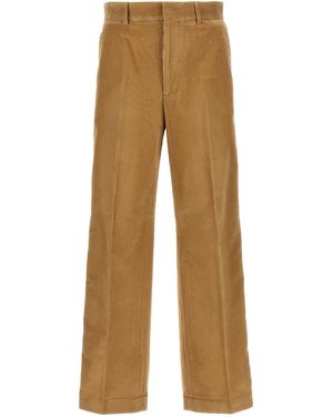 Palm Angels 'Corduory Suit Tape' Trousers - Natural
