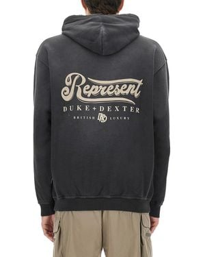 Represent D+D British Luxury Sweatshirt Cotton Sweatshirts - Grey
