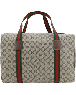 Gucci Gg Travel Bag - Grey
