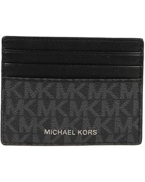 Michael Kors Greyson Credit Card Holder - Black