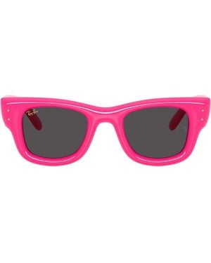 Ray-Ban Rb4940 Wayfarer Puffer By Asap Rocky Nylon Sunglasses - Pink