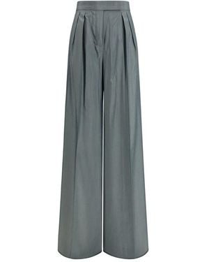Max Mara Wool Oves Aries Casual Trousers - Grey