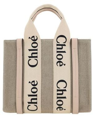 Chloé Chlo Woody Tote Bag - Metallic