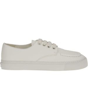 Prada Leather Sneakers - White