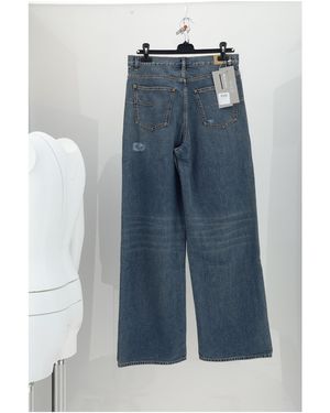 Dior Jeans Destroyed Denim Cotton - Blue