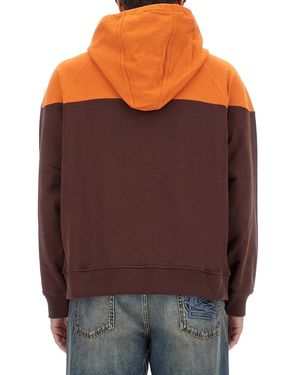 Etro Etro Logo-Embroidered Cotton Sweatshirt - Purple
