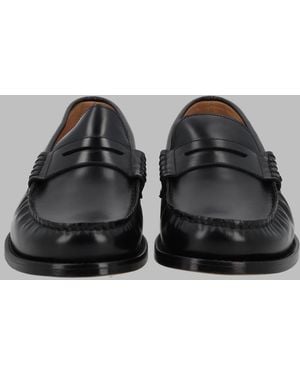 Premiata Binder Leather Loafers - Gray