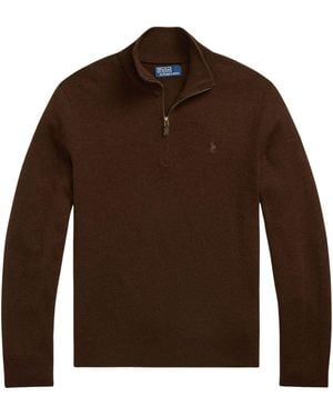 Ralph Lauren Maglia G.Collo - Brown