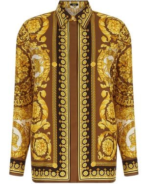 Versace Barocco Shirt - Yellow