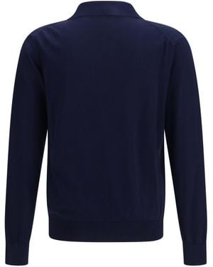 Cruna Long-Sleeve Jumper Portofino Cotton - Blue