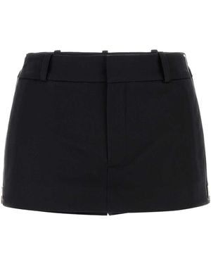 Alexander Wang Cotton Pant-Skirt - Black