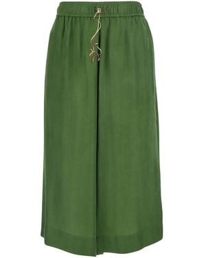 ..,merci P427Avocado Bermuda With Side Pockets For Shorts And - Green